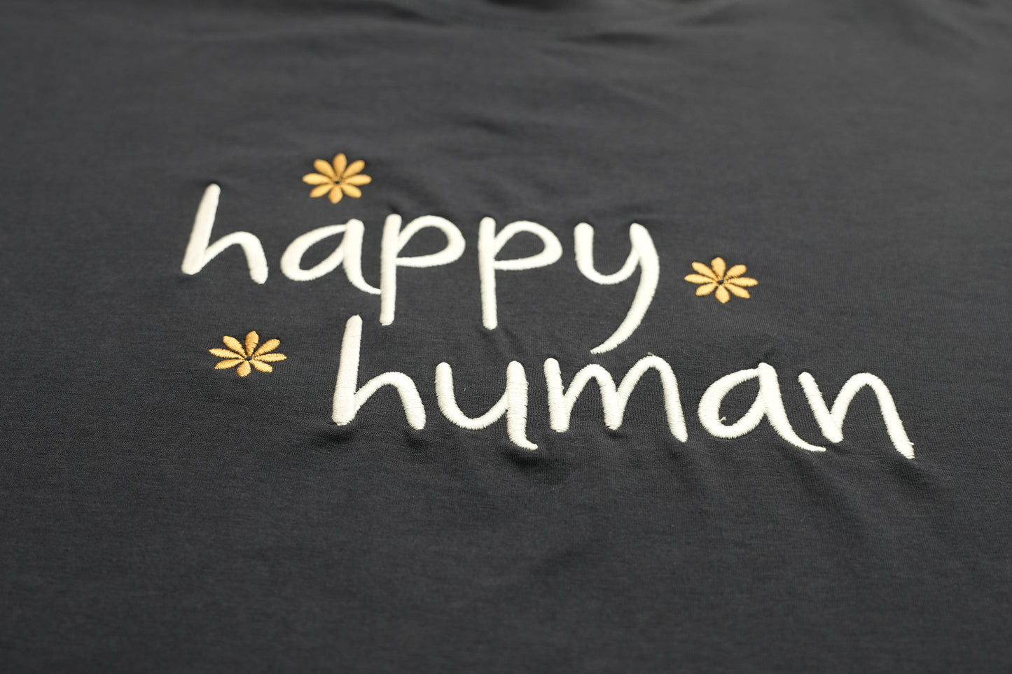 Happy Vibes Only - Cropped Tee