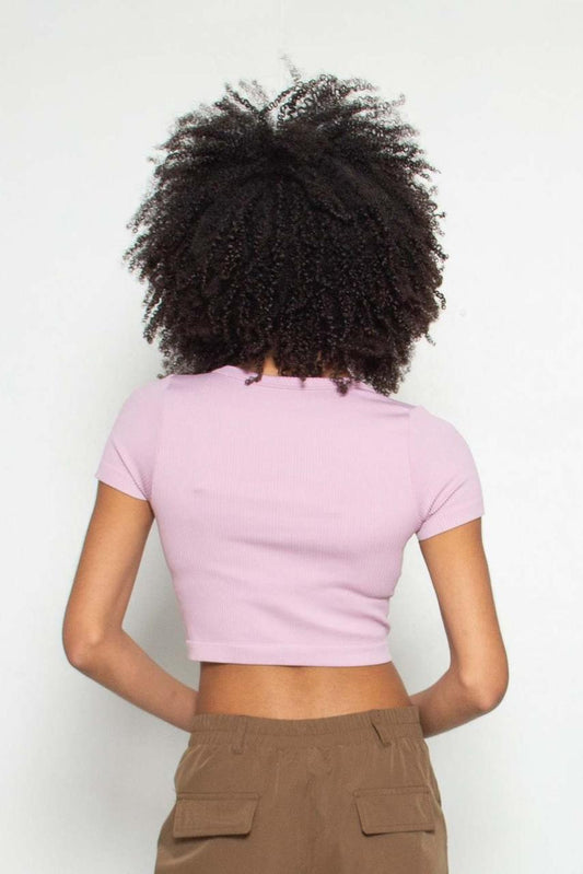 Pocket Full Of Flowers - Cropped Tee