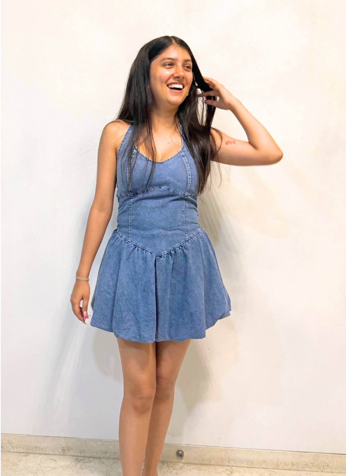IT girl denim dress