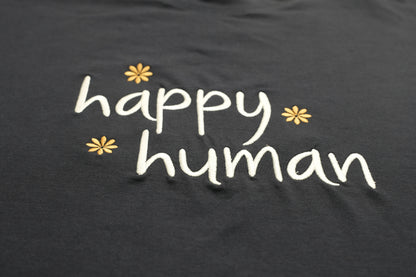 Happy Vibes Only - Cropped Tee