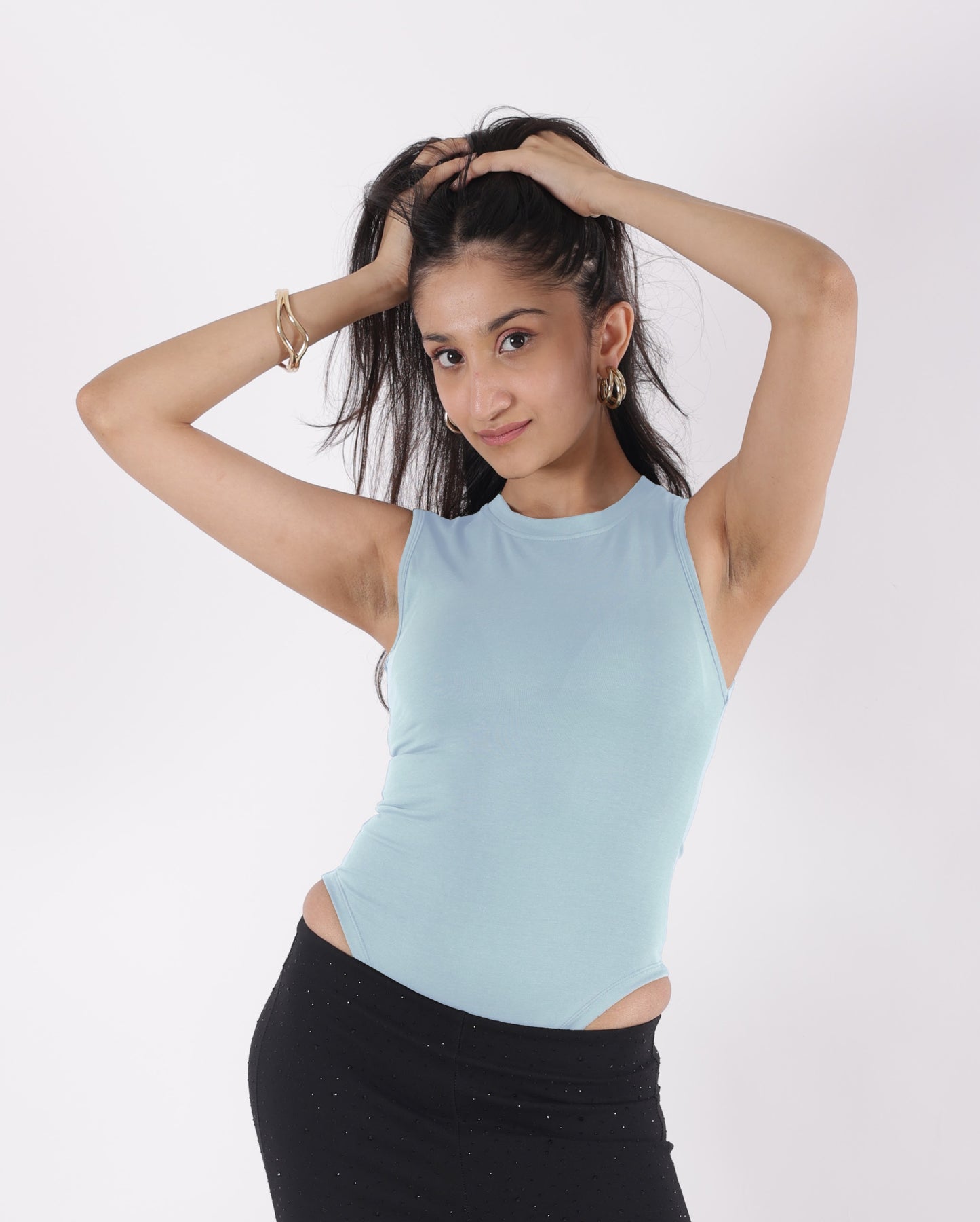 Sky Blue Body Suit